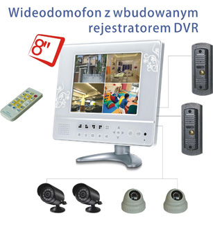 videodomofon rejestrator wideodomofony Krak�w Central-Service videodomofony kolorowe